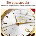 6898 OLEVS Marca Pareja Reloj de pulsera de cuarzo Reloj de venta directa de fábrica de China Reloj para hombre Reloj de vestir hermoso para mujer